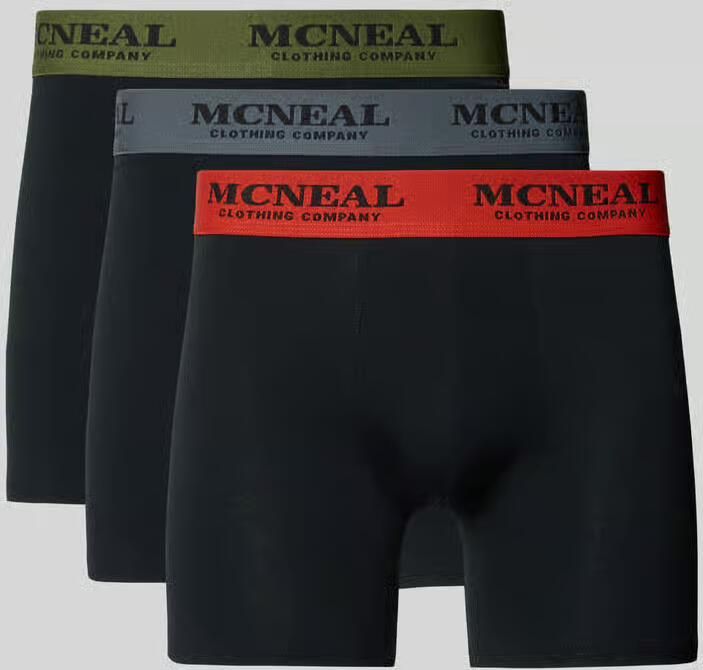 MCNEAL Trunks met labeldetails in een set van 3