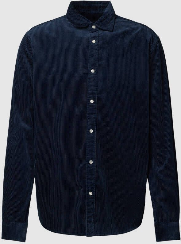 MCNEAL Tailored fit vrijetijdsoverhemd in ribcordlook model 'Cosmo'