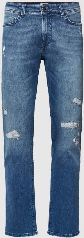 MCNEAL Slim fit jeans in destroyed-look