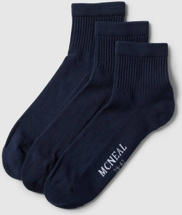 MCNEAL Sokken met labelprint in een set van 3 paar