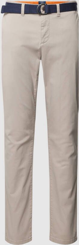 MCNEAL Stoffen broek met Franse steekzakken