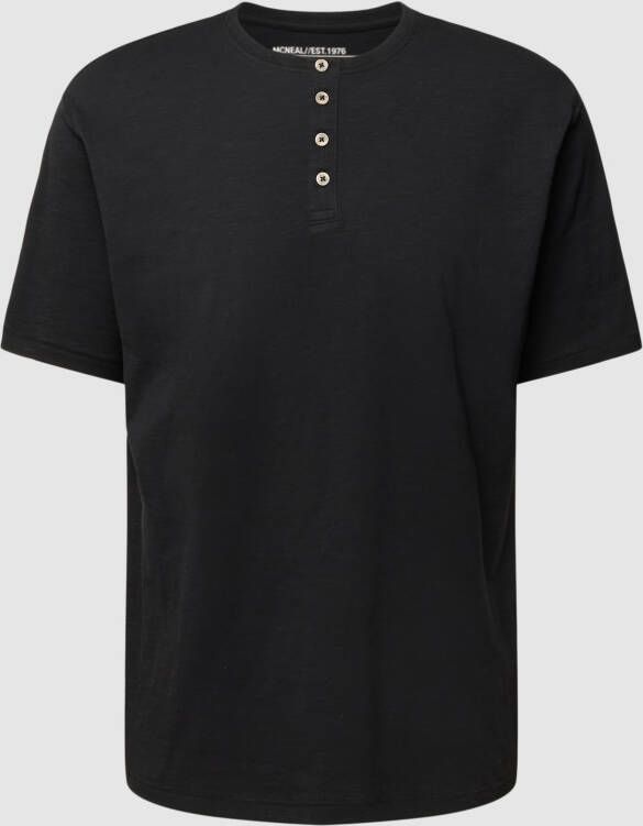 MCNEAL T-shirt met knoopsluiting