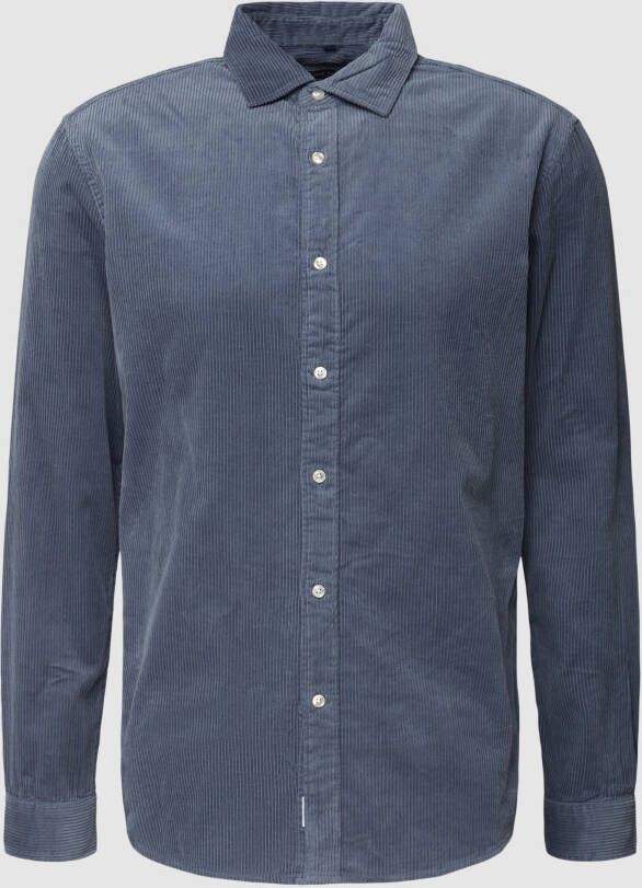 MCNEAL Tailored fit vrijetijdsoverhemd in ribcordlook model 'Cosmo'