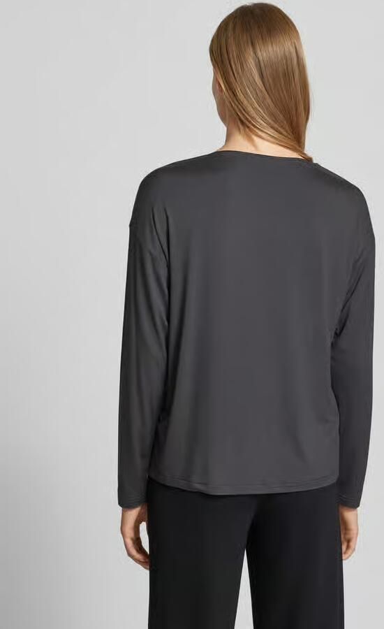 Mey Oversized shirt met lange mouwen en ronde hals