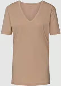 Mey Slim fit T-shirt met V-hals