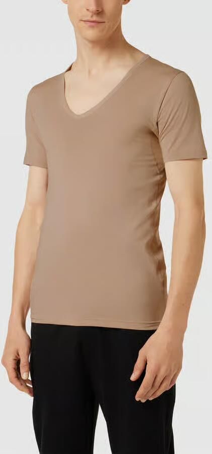 Mey Slim fit T-shirt met V-hals - Foto 3