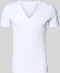 Mey Shirt voor eronder Dry Cotton Functional Korte mouw diepe V-hals single jersey met extra lange rug (1 stuk) - Foto 10