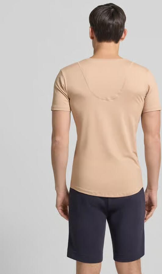 Mey Shirt voor eronder Dry Cotton Functional Korte mouw diepe V-hals single jersey met extra lange rug (1 stuk) - Foto 14