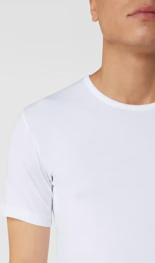 Mey Shirt voor eronder Dry Cotton Functional Korte mouw ronde hals single jersey met extra lange rug - Foto 14