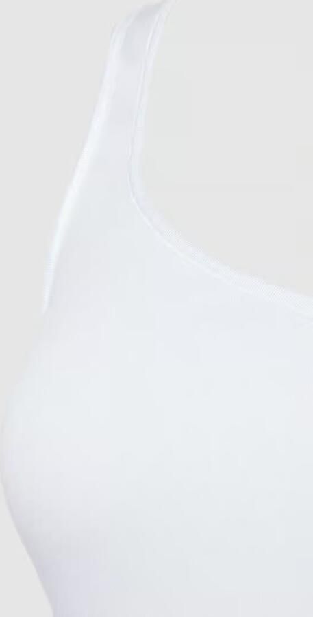 Mey Tanktop Noblesse smalle pasvorm brede bandjes diepe v-hals - Foto 2