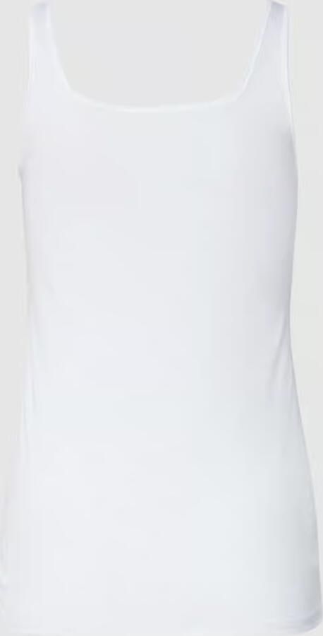Mey Tanktop Noblesse smalle pasvorm brede bandjes diepe v-hals - Foto 3