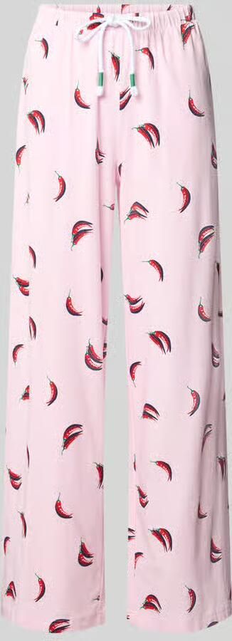 Mey wide fit pyjamabroek van katoenmix