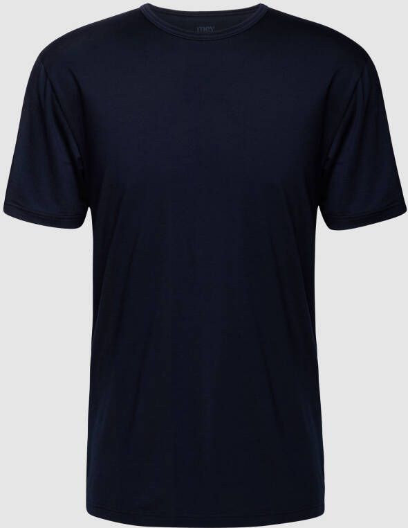 Mey T-shirt met geribde ronde hals - Foto 1