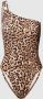 Michael Kors Animal Print One-Piece Badpak met Ring Multicolor Dames - Thumbnail 1