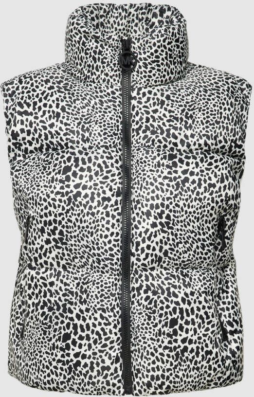 MICHAEL Kors Bodywarmer met dierenprint model 'MK Go Puffer Vest'