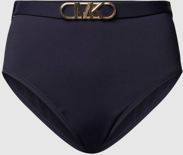 MICHAEL Kors High waist bikinibroekje met labelapplicatie - Foto 1