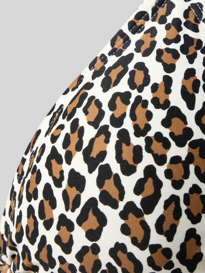 Michael Kors Bikini-top met all-over dierenprint