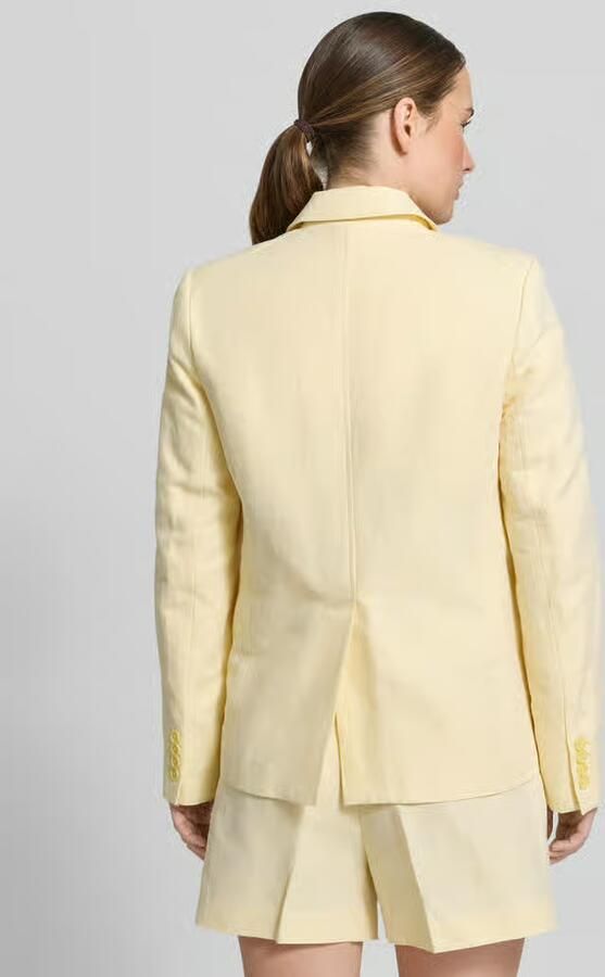 MICHAEL Kors Blazer van Linnenmix met Reverskraag en Borstzak - Foto 2