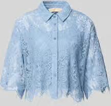 MICHAEL Kors Blouse met kant en overhemdkraag