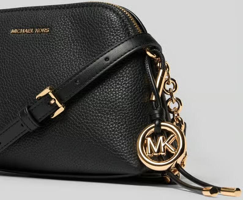 MICHAEL Kors Clutch van echt leer met logodetail model 'Freddie'