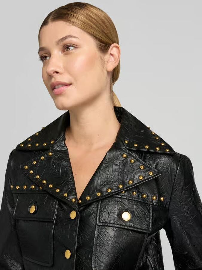 MICHAEL Kors Cropped jack in leerlook model 'STUDDED' - Foto 2