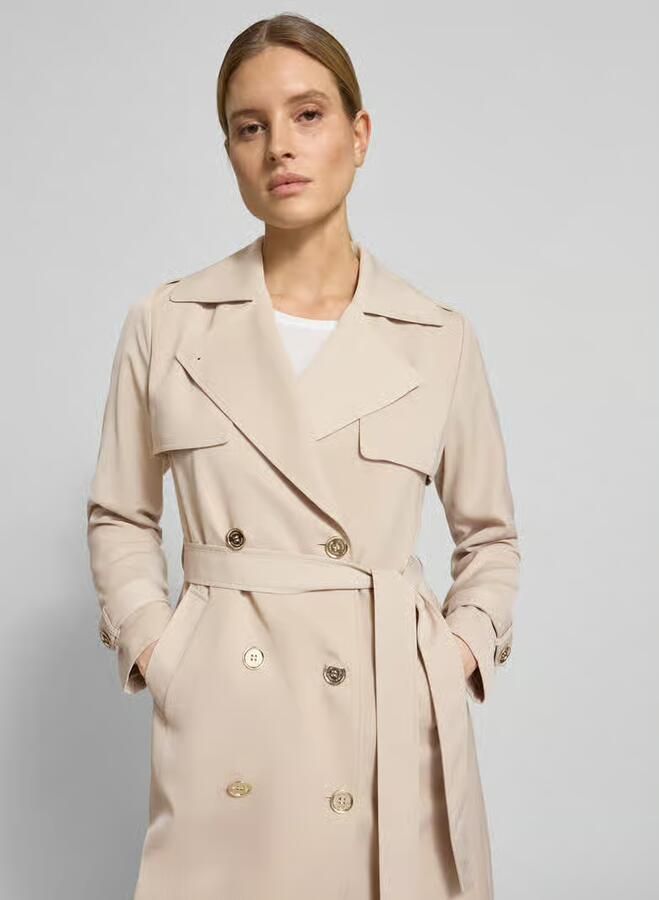 MICHAEL Kors Trenchcoat met strikceintuur model 'DRAPEY'