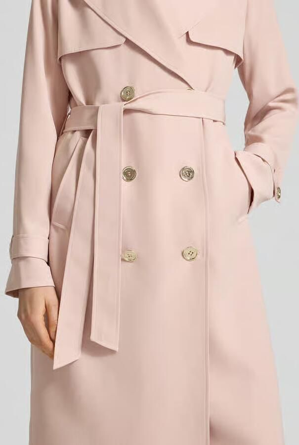 MICHAEL Kors Dubbelrijige trenchcoat met strikceintuur