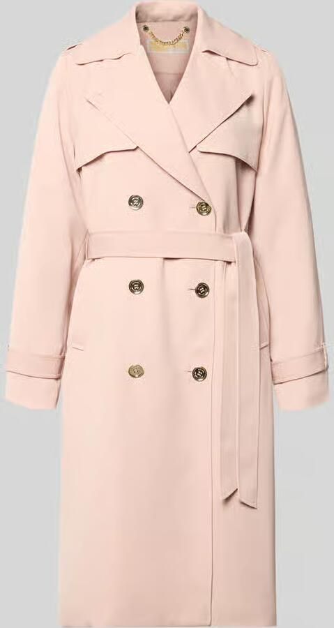 MICHAEL Kors Dubbelrijige trenchcoat met strikceintuur - Foto 2