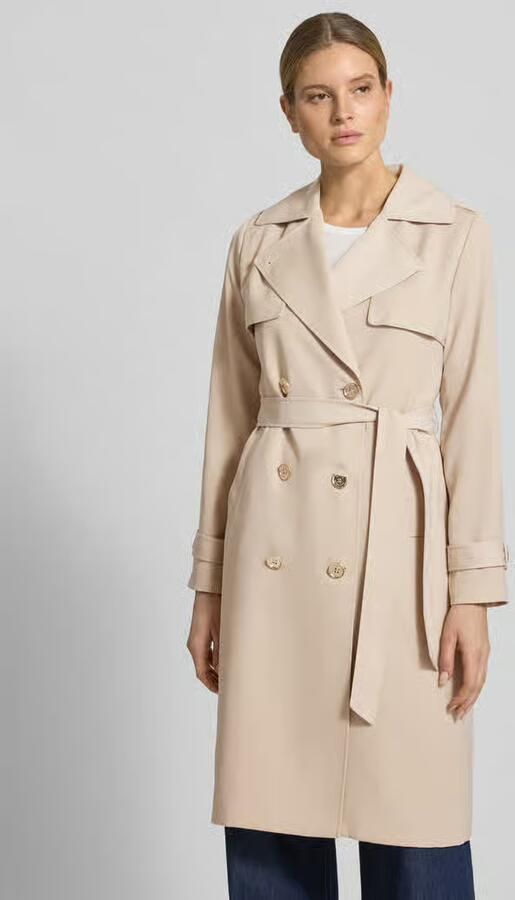 MICHAEL Kors Trenchcoat met strikceintuur model 'DRAPEY' - Foto 3