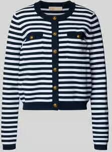 MICHAEL Kors Gebreid jack met ronde hals en knoopsluiting