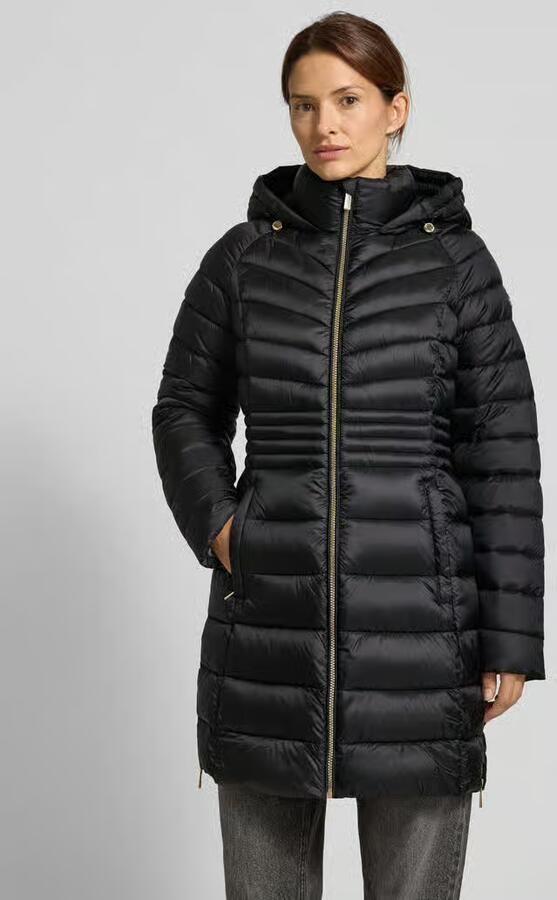 MICHAEL Kors Gewatteerde lange jas met gevoerde opstaande kraag model 'Packable' - Foto 2