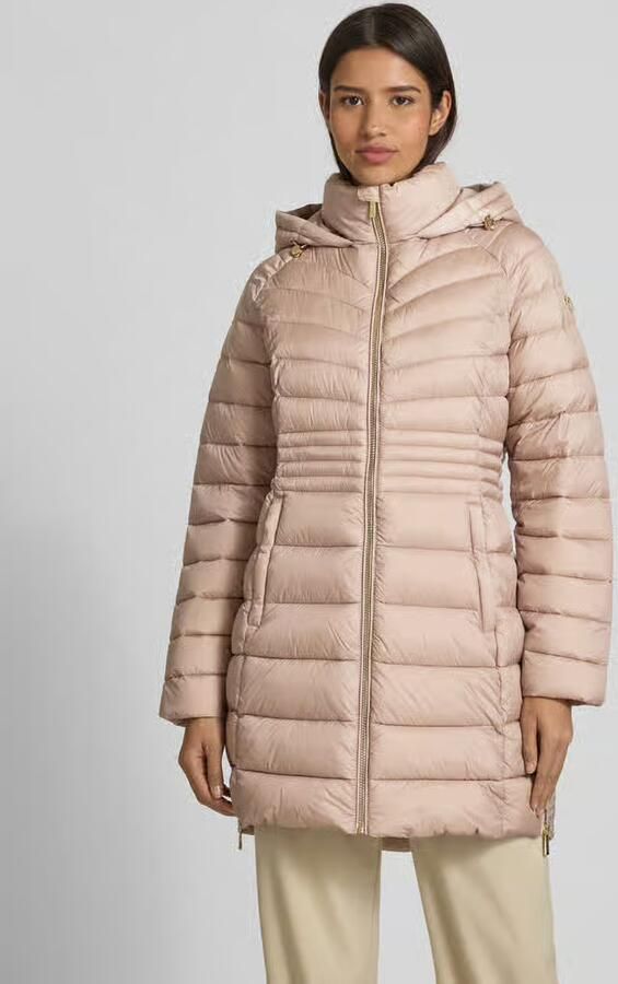 MICHAEL Kors Gewatteerde lange jas met gevoerde opstaande kraag model 'Packable' - Foto 2