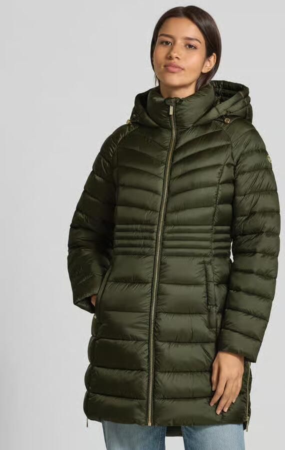 MICHAEL Kors Gewatteerde lange jas met gevoerde opstaande kraag model 'Packable' - Foto 2