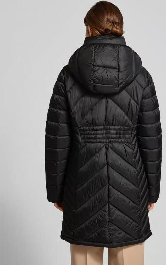 MICHAEL Kors Gewatteerde lange jas met opstaande kraag model 'Longline'