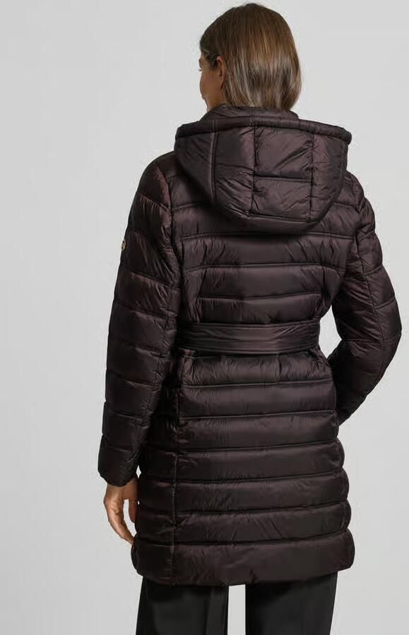 MICHAEL Kors Gewatteerde mantel met tailleband model 'Longline' - Foto 2