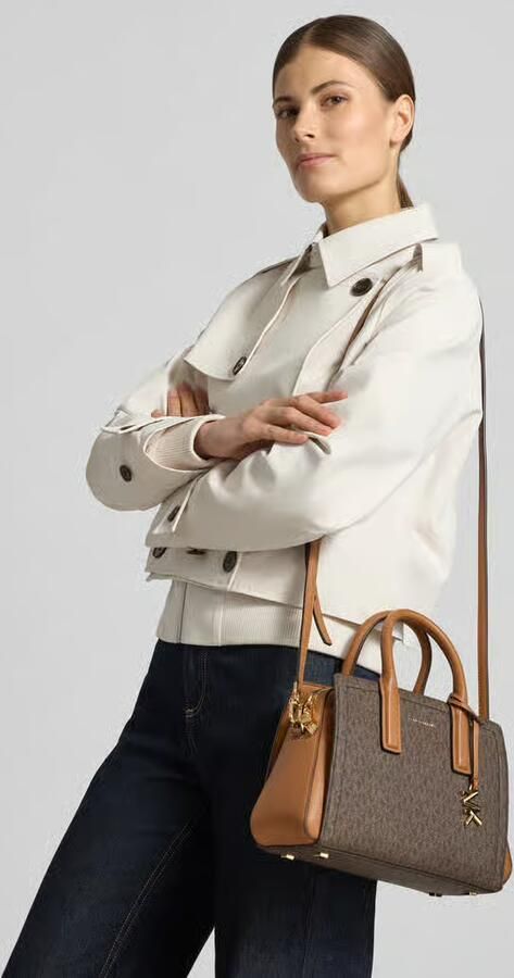 MICHAEL Kors Handtas in handtassenlook met labelapplicatie model 'LAILA' - Foto 2