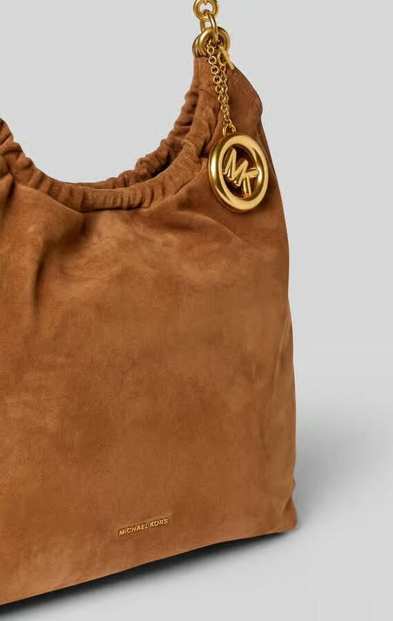 MICHAEL Kors Handtas in leer met labelapplicatie model 'INDIE'