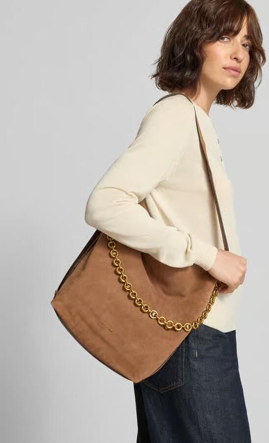 MICHAEL Kors Handtas in leer met labelapplicatie model 'NOLITA' - Foto 3
