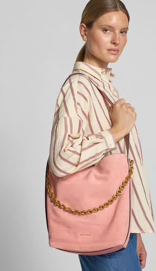 MICHAEL Kors Handtas in leer met labelapplicatie model 'NOLITA' - Foto 3