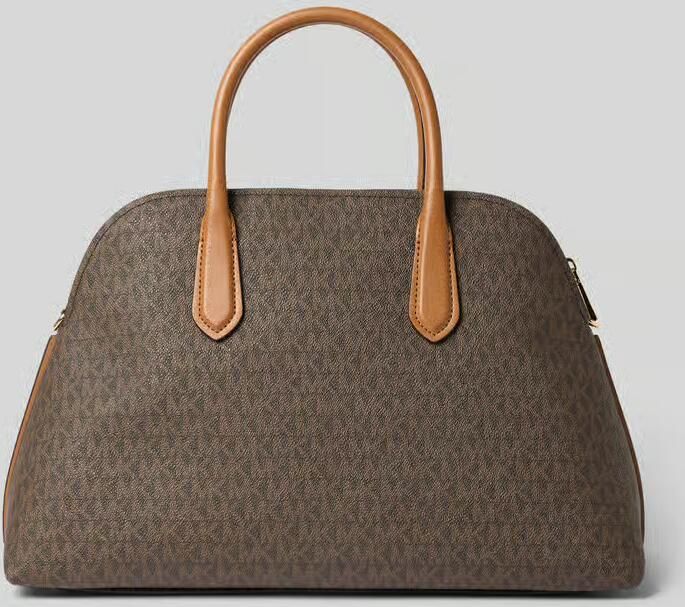 Michael Kors handtas Freddie met logoprint donkerbruin - Foto 4