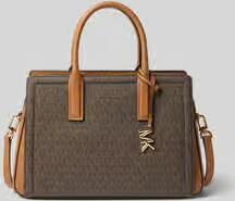 MICHAEL Kors Handtas in leer met logomotief model 'LAILA' - Foto 4