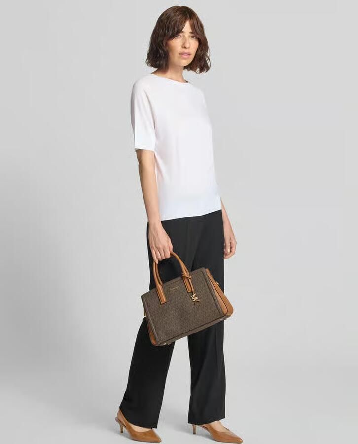 MICHAEL Kors Handtas in leer met logomotief model 'LAILA' - Foto 5