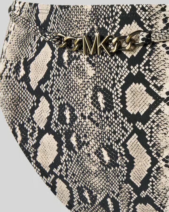 Michael Kors High waist bikinibroekje model 'BOHO PYTHON'