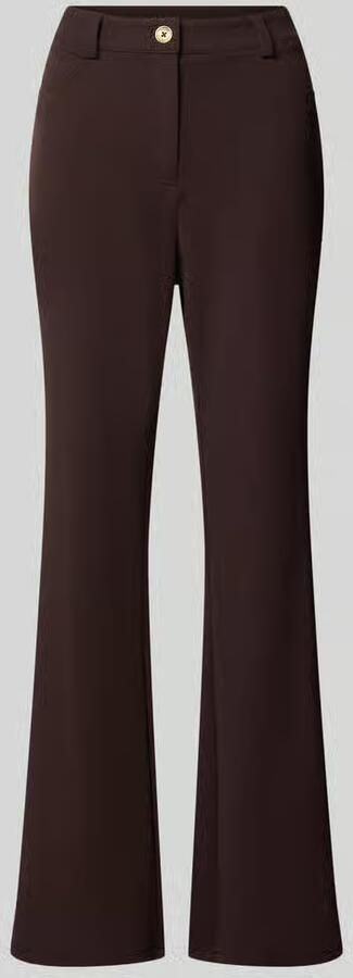 MICHAEL Kors High waist bootcut broek met knoop- en ritssluiting