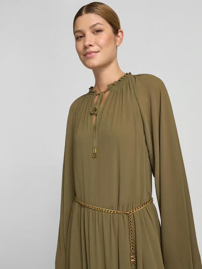 MICHAEL Kors maxi-jurk in laagjeslook met riem - Foto 2