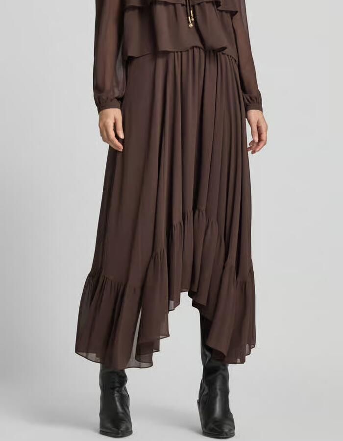 MICHAEL Kors midi-rok van chiffon in asymmetrische look - Foto 3