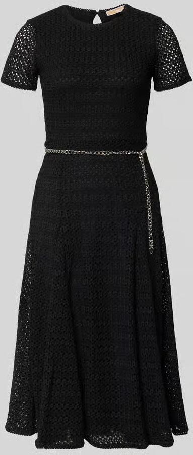 MICHAEL Kors Midijurk met riem in schakelkettinglook - Foto 2