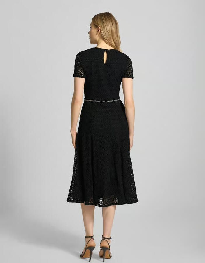MICHAEL Kors Midijurk met riem in schakelkettinglook