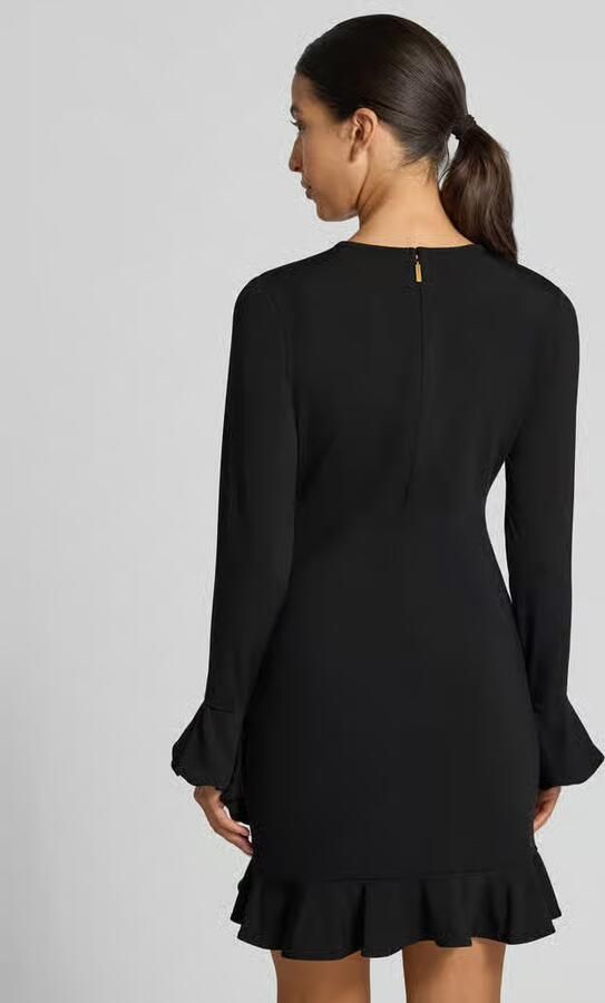 MICHAEL Kors Mini-jurk met ronde hals en plooien - Foto 3