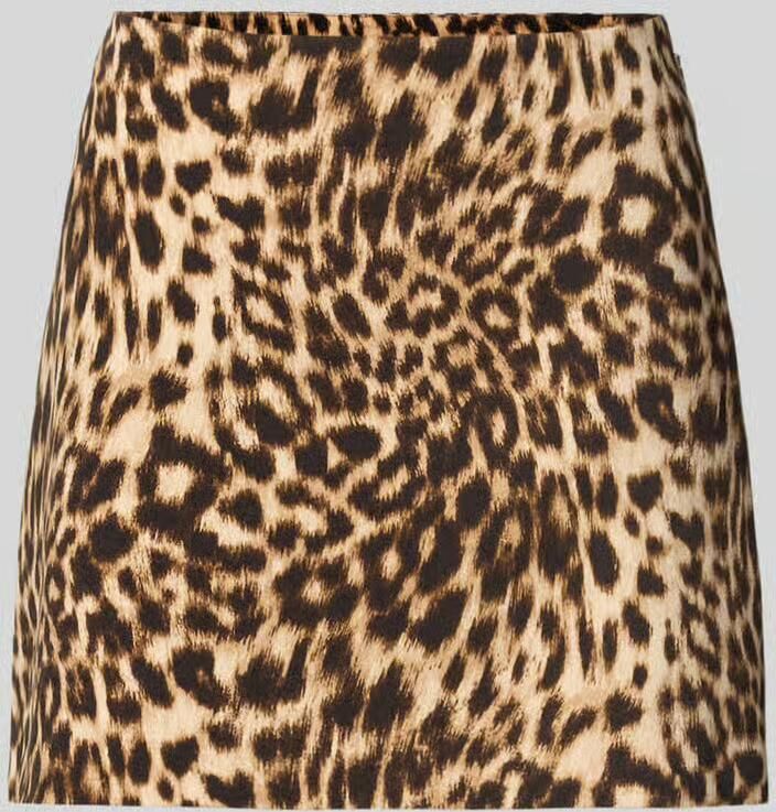 MICHAEL Kors Minirok in allover-look met zijrits